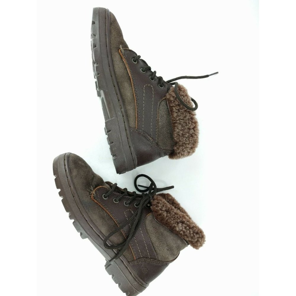 UGG Australia Brown Suede Sheep Skin Ankle Boots 6 - Picture 6 of 11